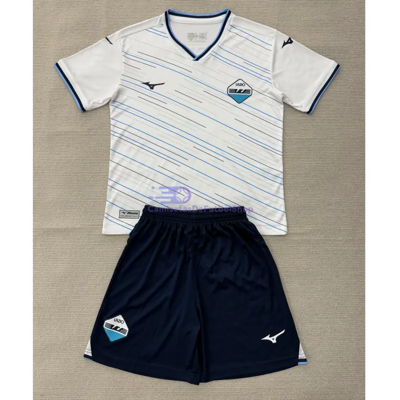 Camiseta Lazio 2026/2027 2ª Equipación Blanco Niño Kit