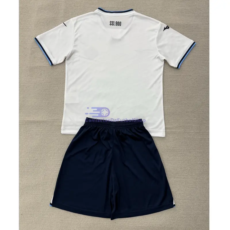 Camiseta Lazio 2026/2027 2ª Equipación Blanco Niño Kit
