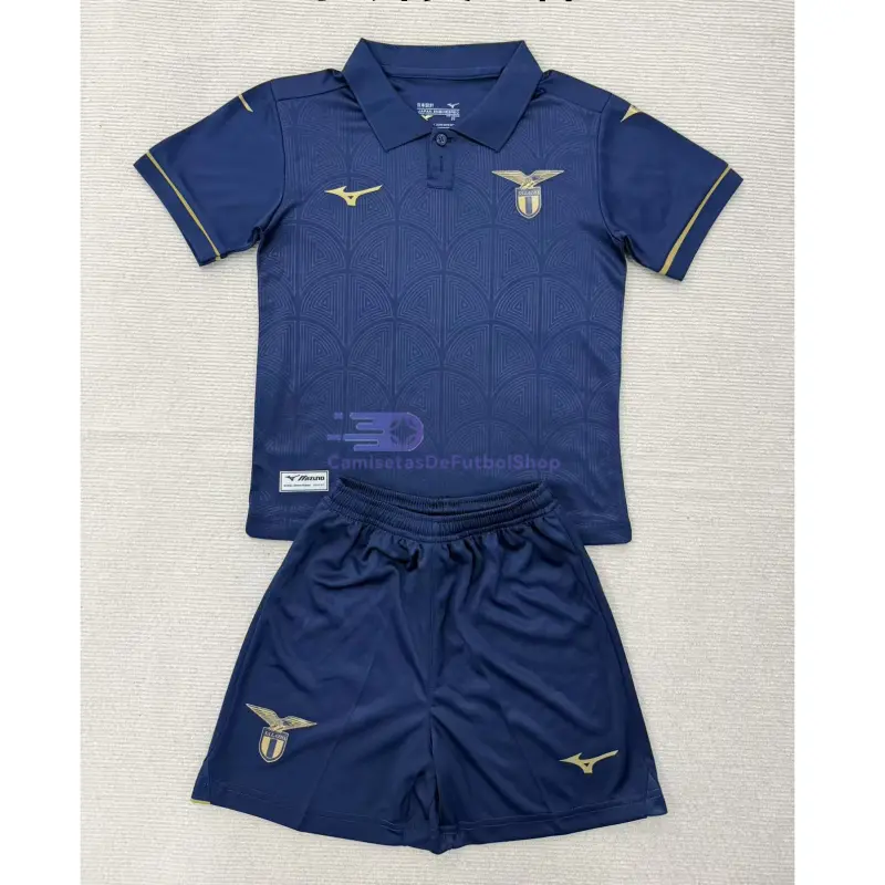 Camiseta Lazio 2026/2027 3ª Equipación Azul Marino Niño Kit