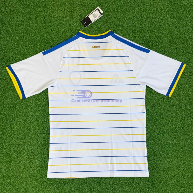 Camiseta Leeds United 2026/2027 1ª Equipación Blanco/Amarillo/Azul