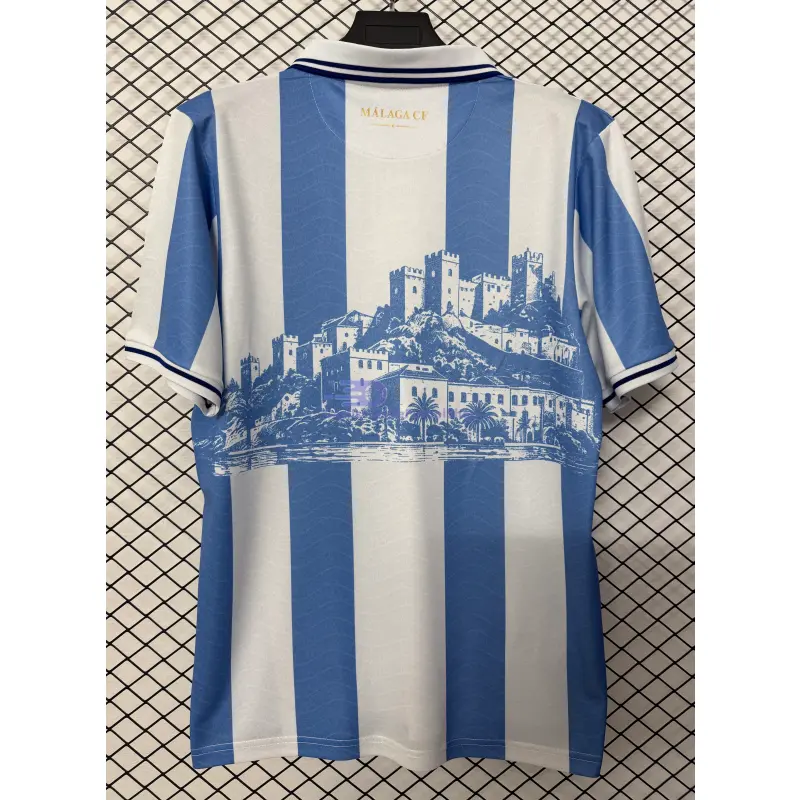 Camiseta Málaga CF 2026/2027 Eleven Archive Retro Azul/Blanco