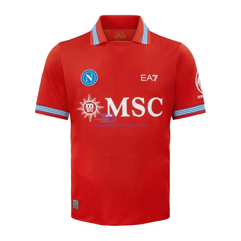 Camiseta Napoli 2026/2027 3ª Equipación Rojo