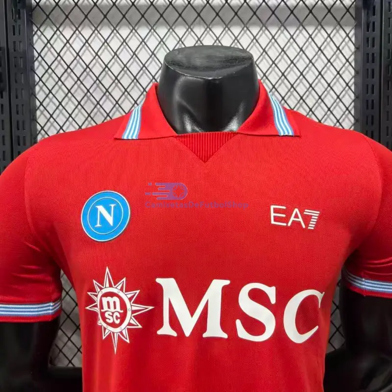 Camiseta Napoli 2026/2027 3ª Equipación Rojo (EDICIÓN JUGADOR)