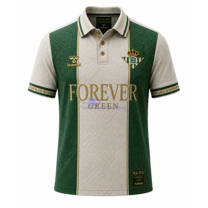 Camiseta Real Betis 2026/2027 Eleven Archive Retro Verde/Blanco