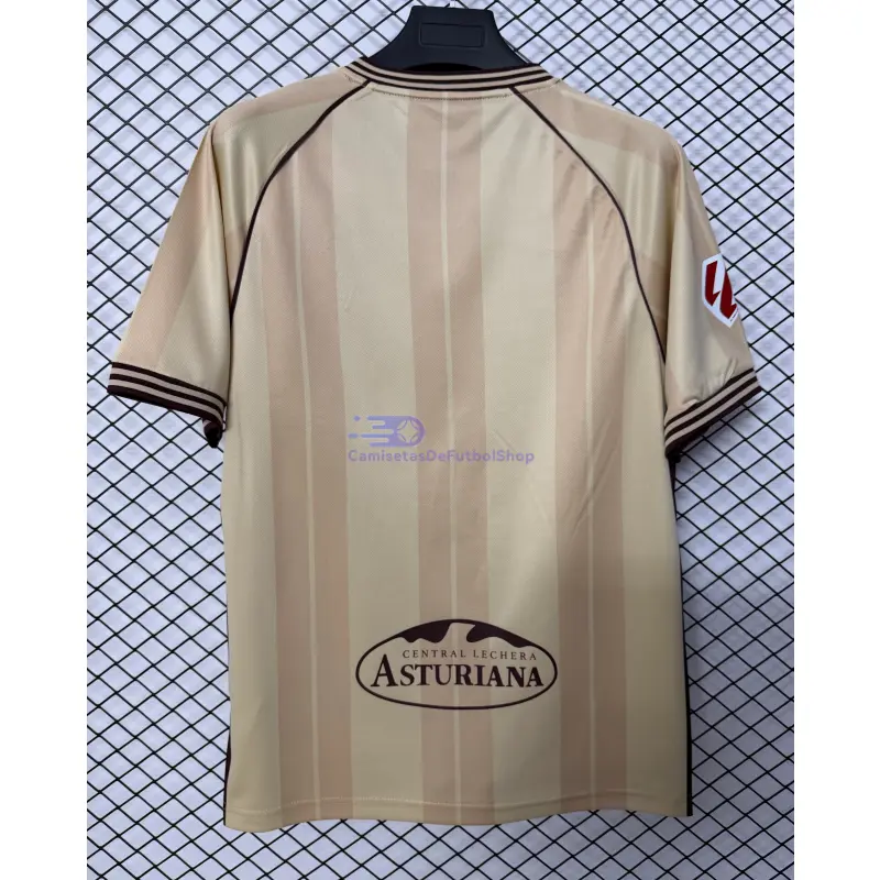 Camiseta Sporting de Gijón 2026/2027 3ª Equipación Marrón con Parche La Liga