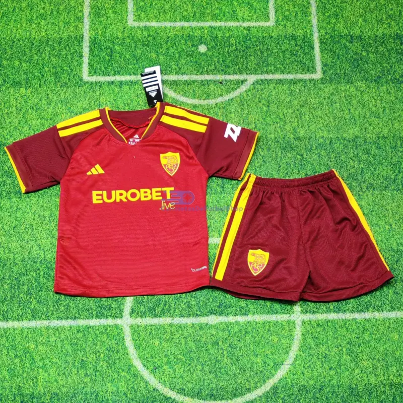 Camiseta AS Roma 2026/2027 1ª Equipación Rojo Niño Kit