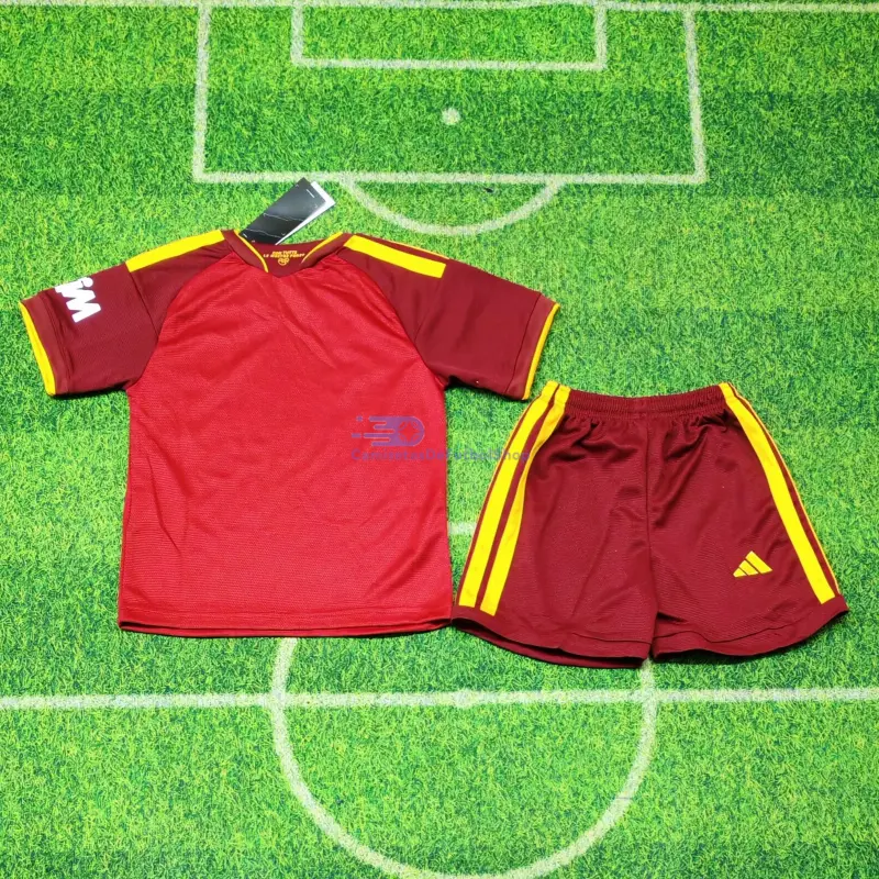 Camiseta AS Roma 2026/2027 1ª Equipación Rojo Niño Kit