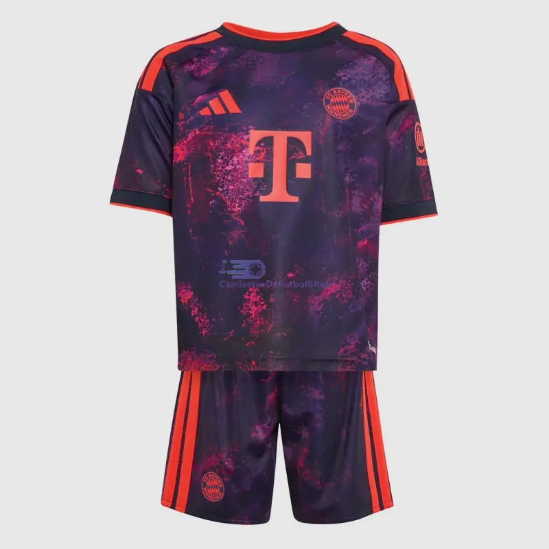 Camiseta Bayern Múnich 2026/2027 3ª Equipación Morado Niño Kit