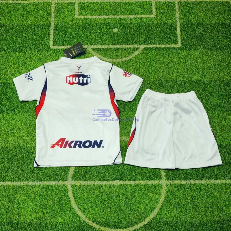 Camiseta Chivas 2026/2027 2ª Equipación Blanco Niño Kit