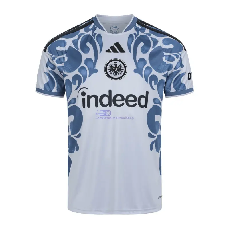 Camiseta Eintracht Fráncfort 2026/2027 3ª Equipación Gris/Azul