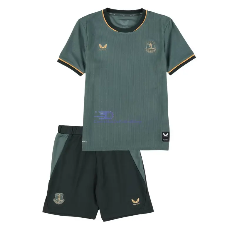 Camiseta Everton FC 2026/2027 3ª Equipación Verde Niño Kit