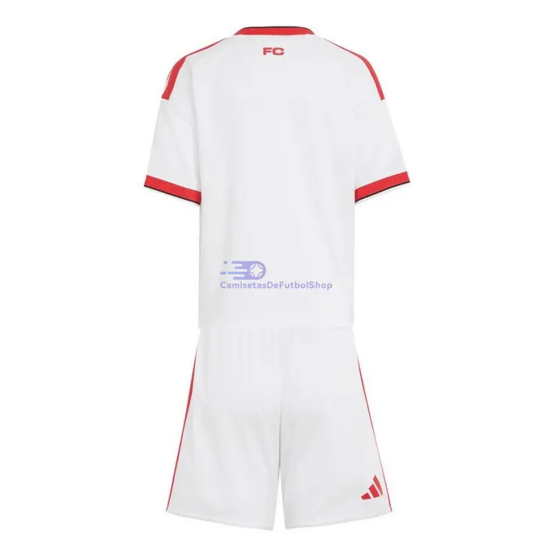 Camiseta FC Köln 2026/2027 1ª Equipación Blanco/Rojo Niño Kit