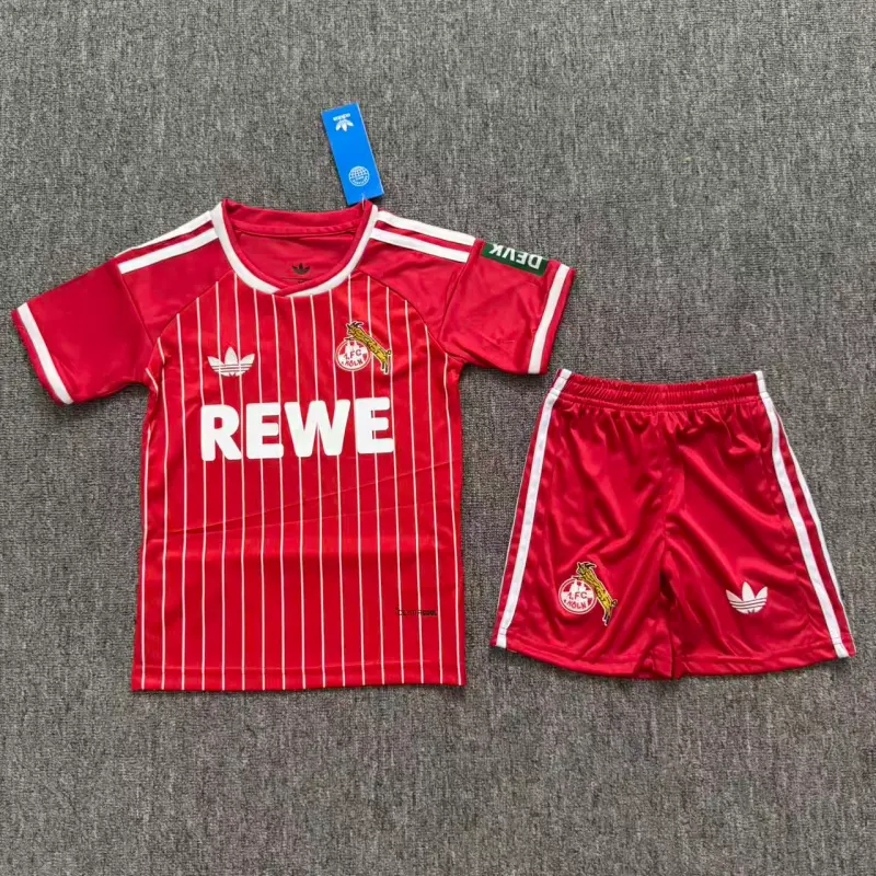Camiseta FC Köln 2026/2027 2ª Equipación Rojo Niño Kit