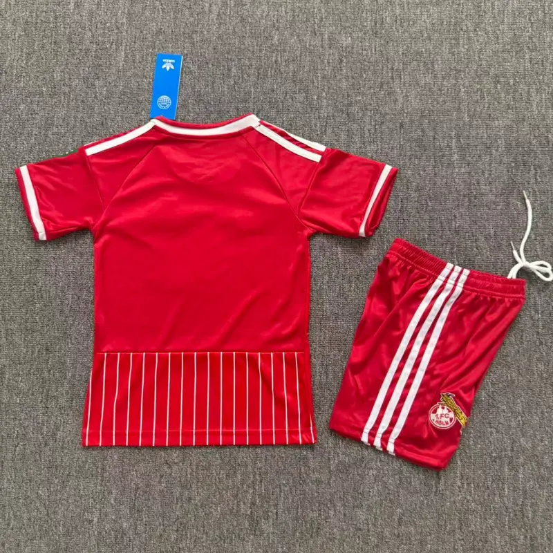 Camiseta FC Köln 2026/2027 2ª Equipación Rojo Niño Kit
