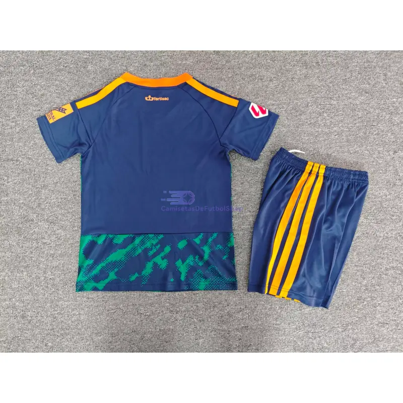 Camiseta Granada 2026/2027 2ª Equipación Azul/Verde Niño Kit con Parche La Liga