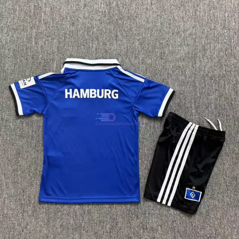 Camiseta Hamburger SV 2026/2027 2ª Equipación Azul Niño Kit
