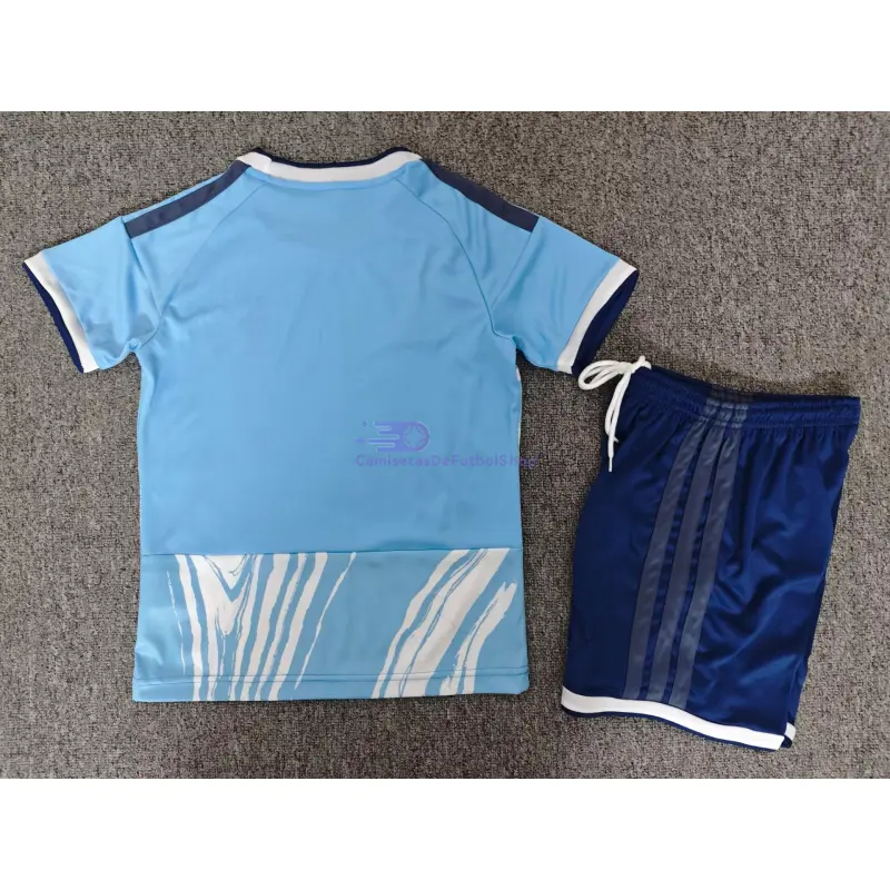 Camiseta Nottingham Forest 2026/2027 3ª Equipación Azul Claro Niño Kit