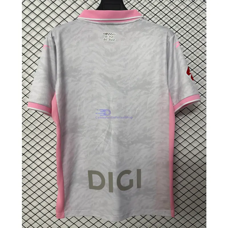 Camiseta Real Valladolid 2026/2027 3ª Equipación Gris/Rosa con Parche La Liga
