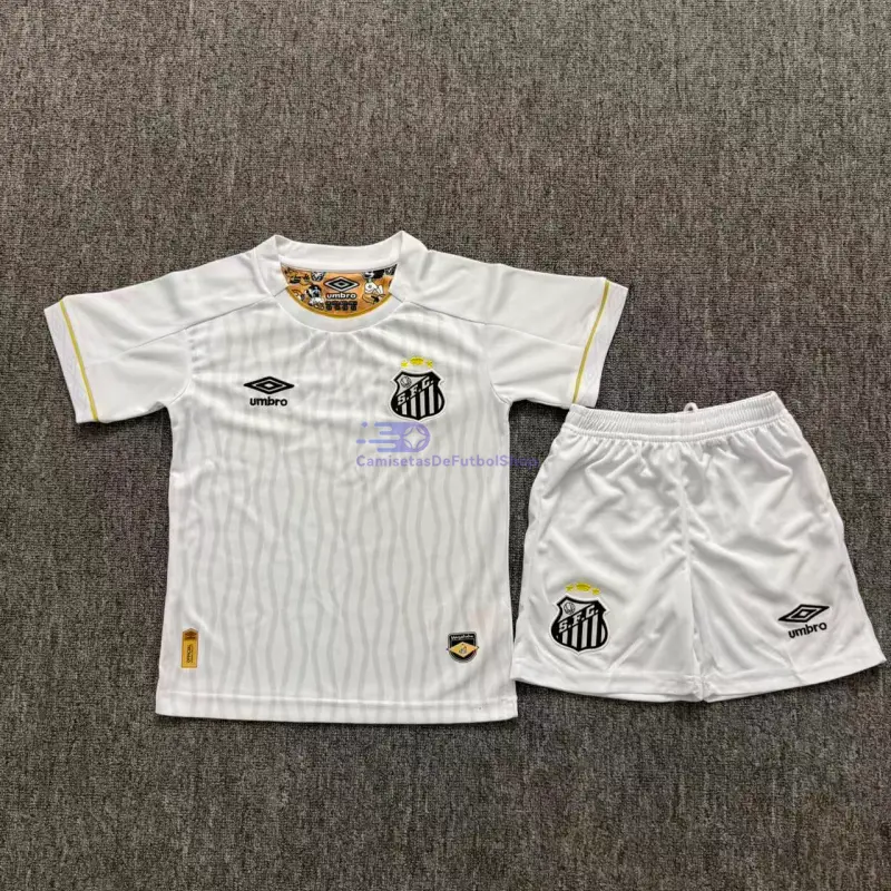 Camiseta Santos FC 2026/2027 1ª Equipación Blanco Niño Kit