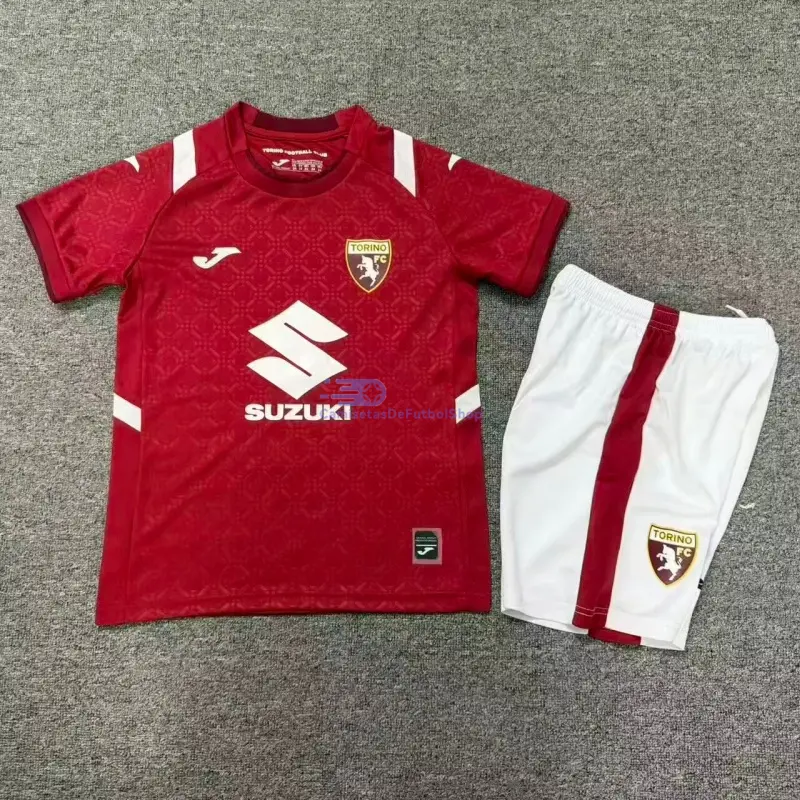 Camiseta Torino 2026/2027 1ª Equipación Rojo Niño Kit