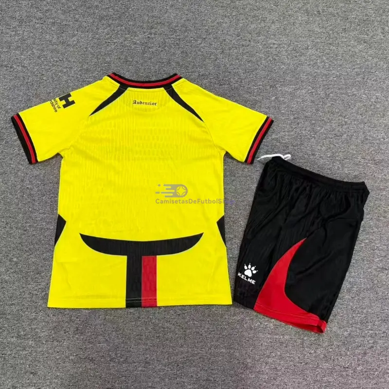 Camiseta Watford 2026/2027 1ª Equipación Amarillo Niño Kit