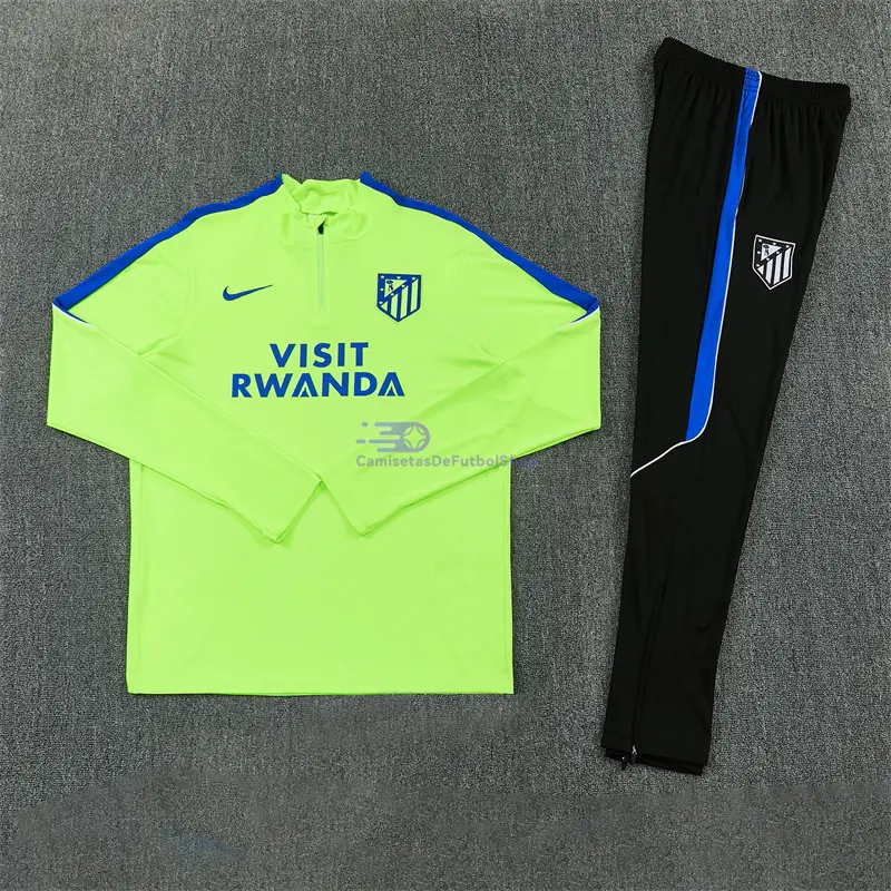 Sudadera De Entrenamiento Atlético de Madrid 2026/2027 Kit Verde Fluorescente