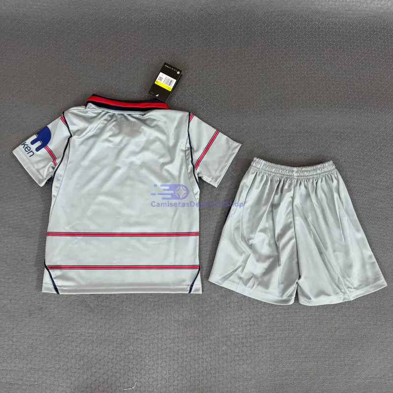 Camiseta Atlético de Madrid 2026/2027 3ª Equipación Gris Niño Kit