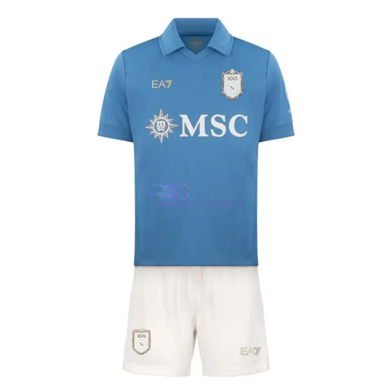 Camiseta Napoli 2026/2027 1ª Equipación Azul Niño Kit