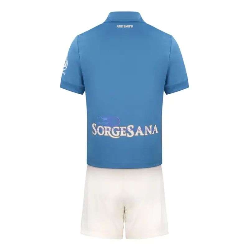 Camiseta Napoli 2026/2027 1ª Equipación Azul Niño Kit