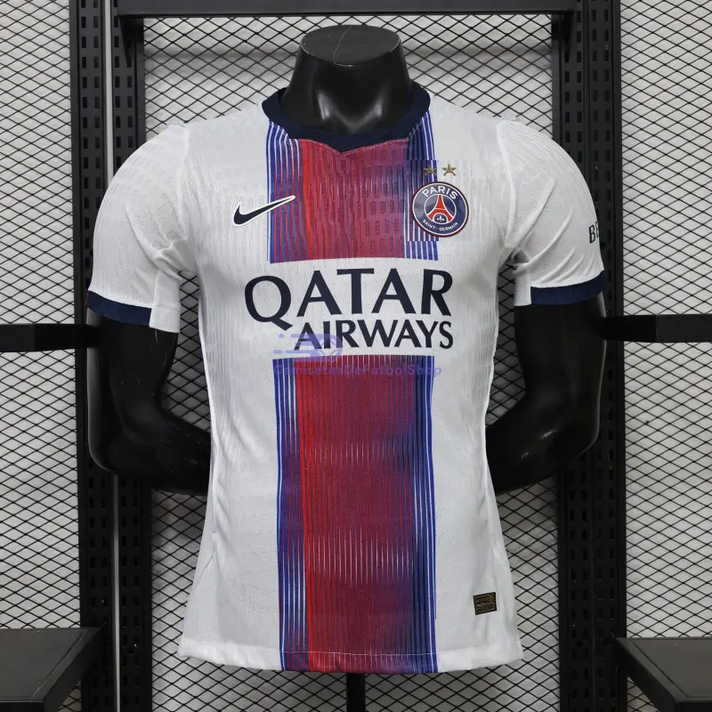 Camiseta PSG 2026/2027 2ª Equipación Blanco con Dos Estrellas (EDICIÓN JUGADOR)
