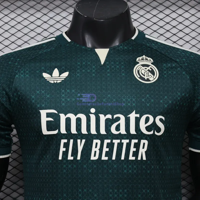 Camiseta Real Madrid 2026/2027 2ª Equipación Verde Oscuro (EDICIÓN JUGADOR)