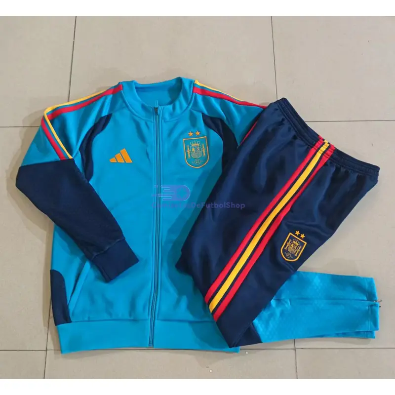 Chandal España Azul Real 2026 Niño 2 Estrellas