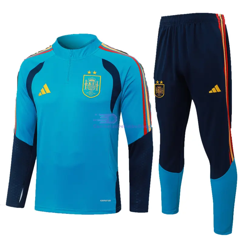 Sudadera De Entrenamiento España Azul Real 2026 Kit 2 Estrellas