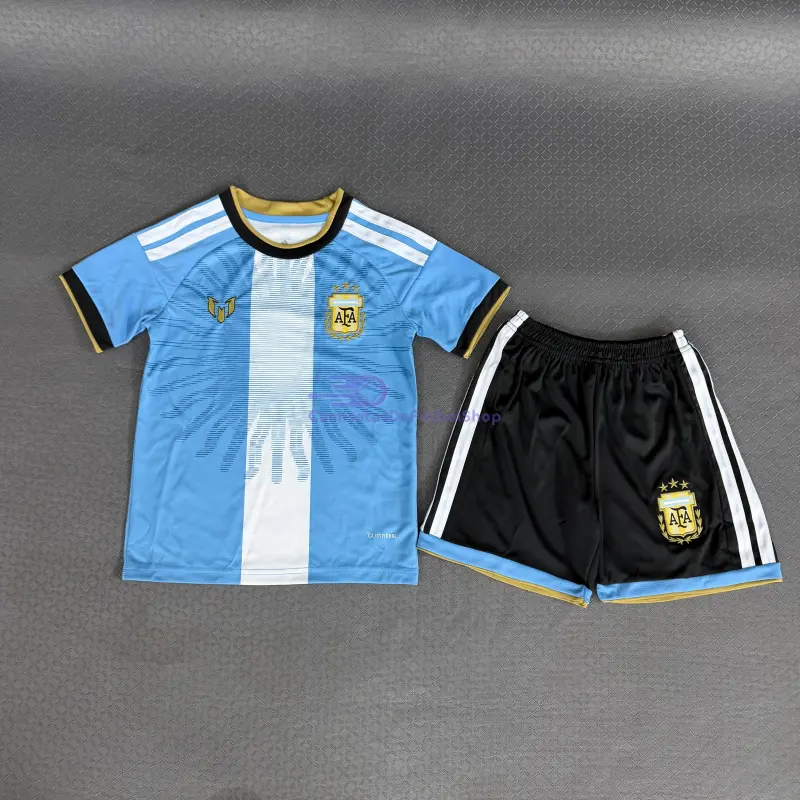 Camiseta Argentina Messi 2026 Edición Despedida Niño Kit