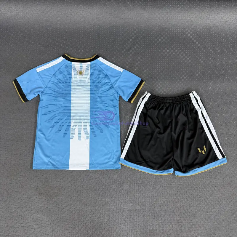 Camiseta Argentina Messi 2026 Edición Despedida Niño Kit