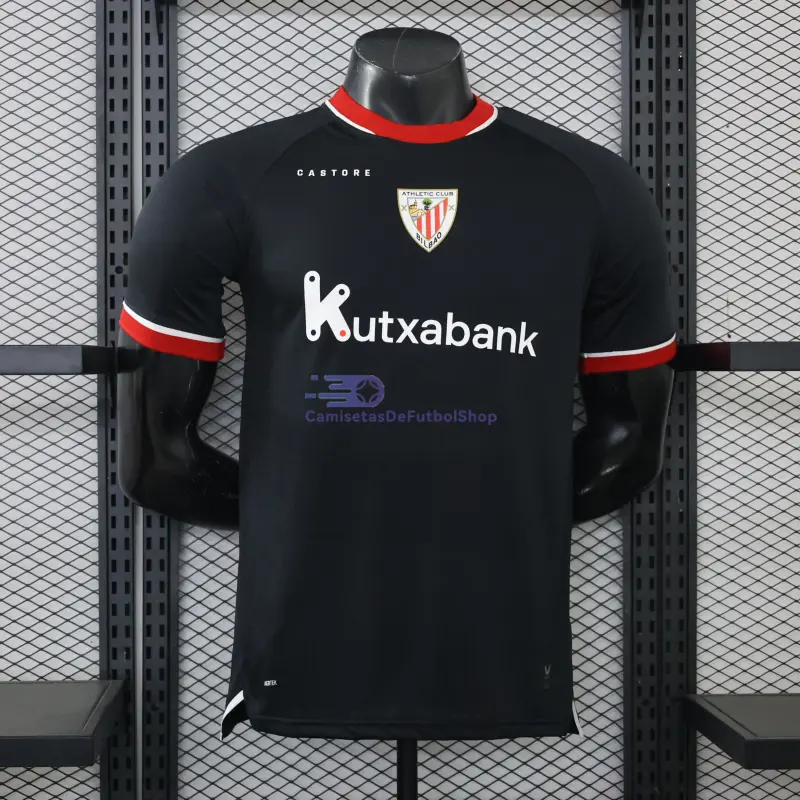 Camiseta Athletic de Bilbao 2026/2027 2ª Equipación Negro (EDICIÓN JUGADOR)