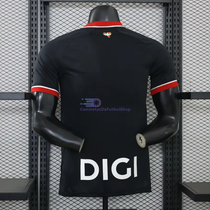 Camiseta Athletic de Bilbao 2026/2027 2ª Equipación Negro (EDICIÓN JUGADOR)