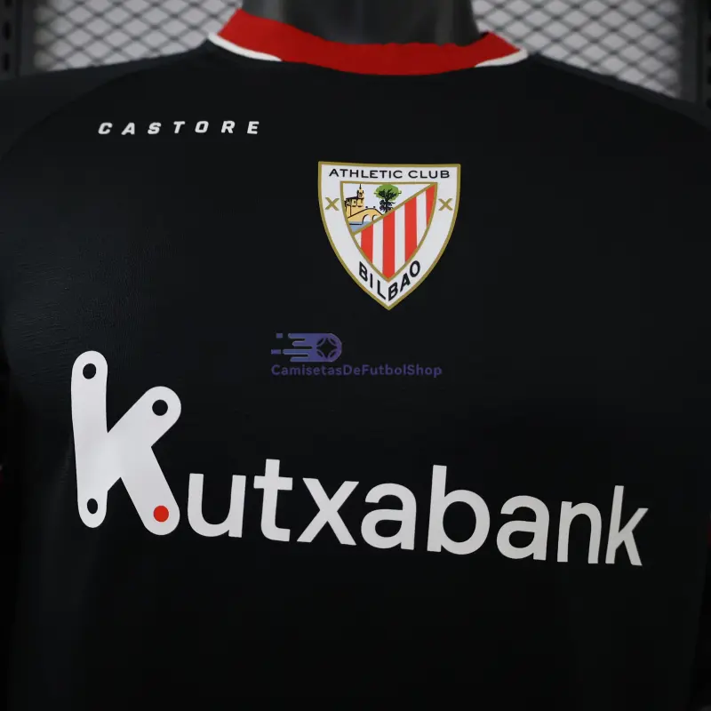 Camiseta Athletic de Bilbao 2026/2027 2ª Equipación Negro (EDICIÓN JUGADOR)