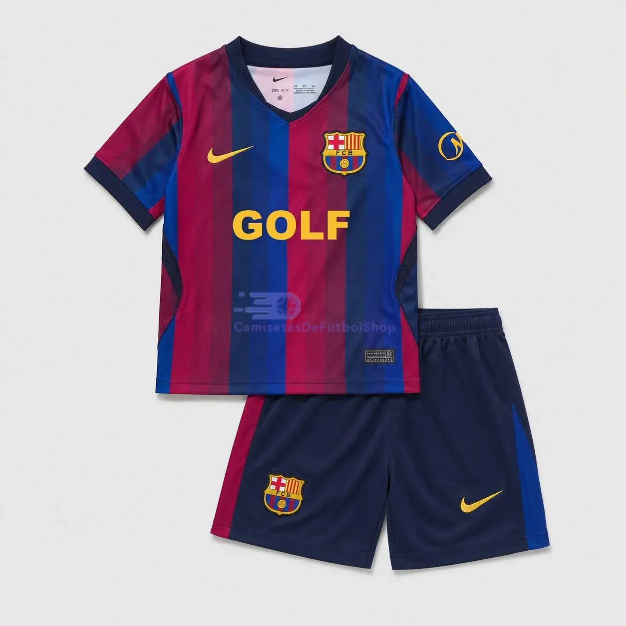 Camiseta Barcelona x Spotify x Golf Wang 2026/2027 1ª Equipación Niño Kit