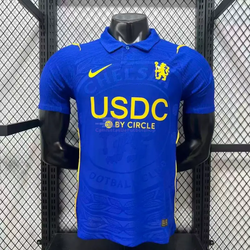 Camiseta Chelsea 2026/2027 1ª Equipación Azul con Patrocinador (EDICIÓN JUGADOR)