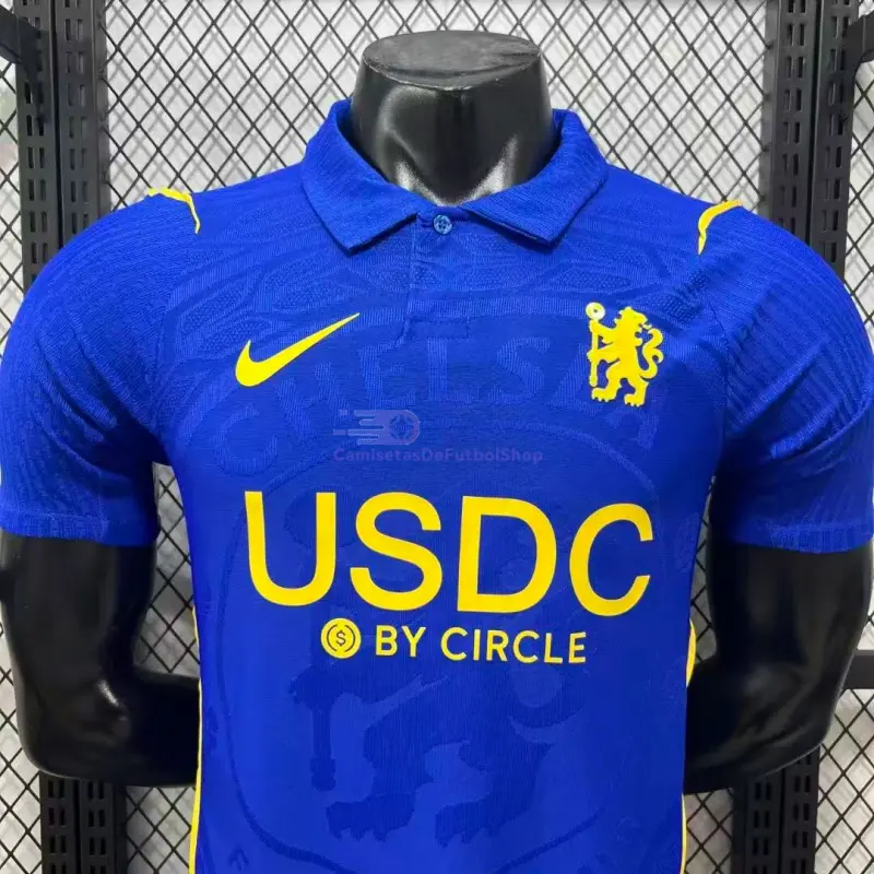 Camiseta Chelsea 2026/2027 1ª Equipación Azul con Patrocinador (EDICIÓN JUGADOR)