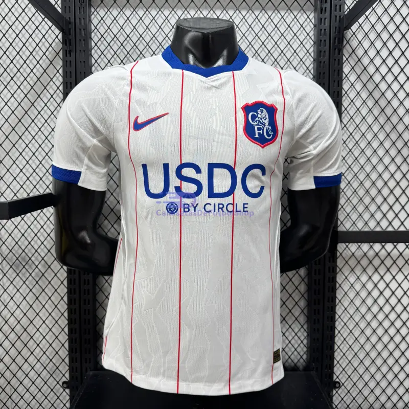 Camiseta Chelsea 2026/2027 3ª Equipación Blanco con Patrocinador (EDICIÓN JUGADOR)