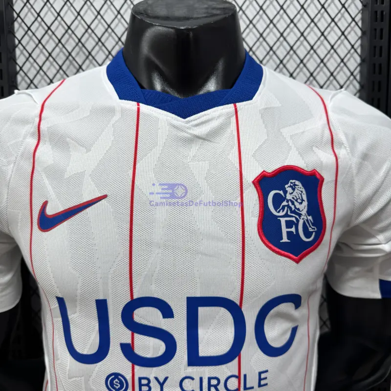 Camiseta Chelsea 2026/2027 3ª Equipación Blanco con Patrocinador (EDICIÓN JUGADOR)