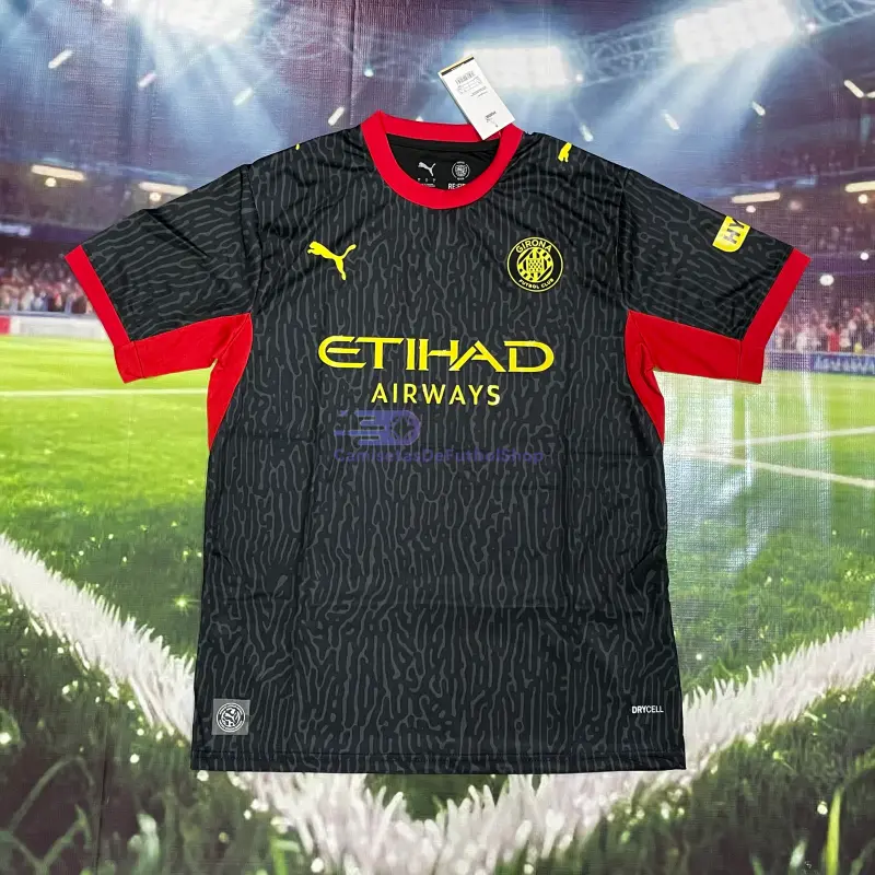 Camiseta Girona 2026/2027 2ª Equipación Negro