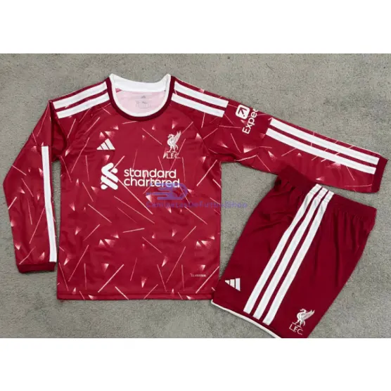 Camiseta Liverpool 2026/2027 1ª Equipación ML Rojo Niño Kit
