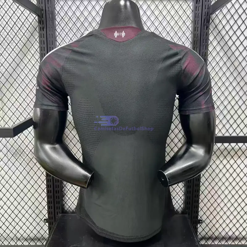 Camiseta Liverpool 2026/2027 3ª Equipación Negro/Rojo Oscuro (EDICIÓN JUGADOR)
