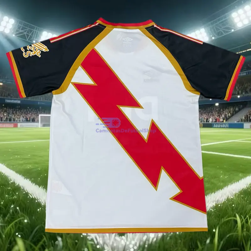 Camiseta Rayo Vallecano 2026/2027 1ª Equipación Blanco/Rojo