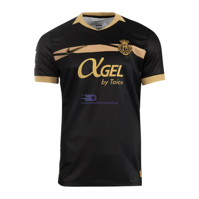 Camiseta RCD Mallorca 2026/2027 2ª Equipación Negro con Parche La Liga