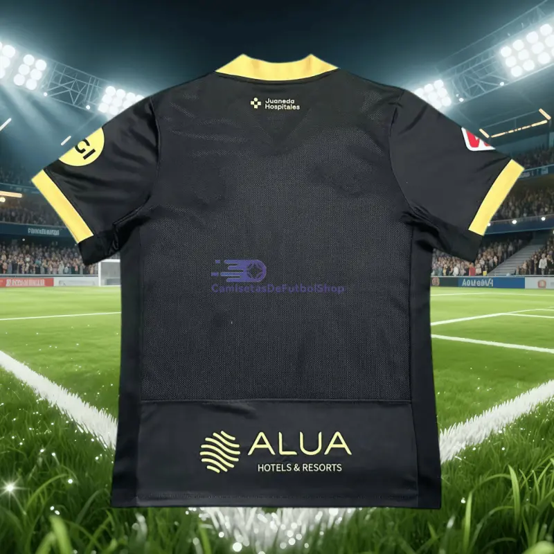 Camiseta RCD Mallorca 2026/2027 2ª Equipación Negro con Parche La Liga