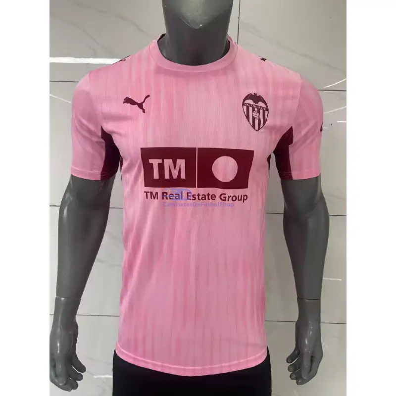Camiseta Valencia 2026/2027 3ª Equipación Rosa (EDICIÓN JUGADOR)